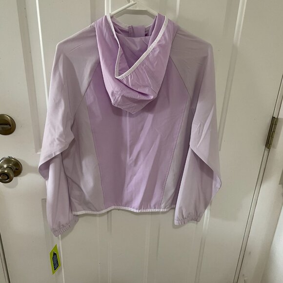 Vively - Lightweight Lavender Purple Zip Jacket with Hood - Girls 14/16 - NWT - Picture 4 of 8